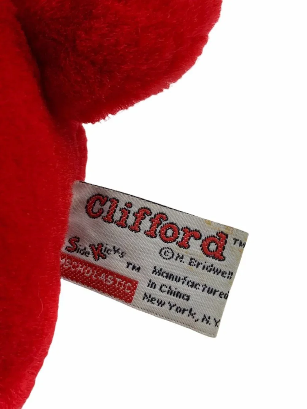 Clifford big red dog plush